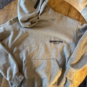 NEW Essentials Gray Men's Hoodie